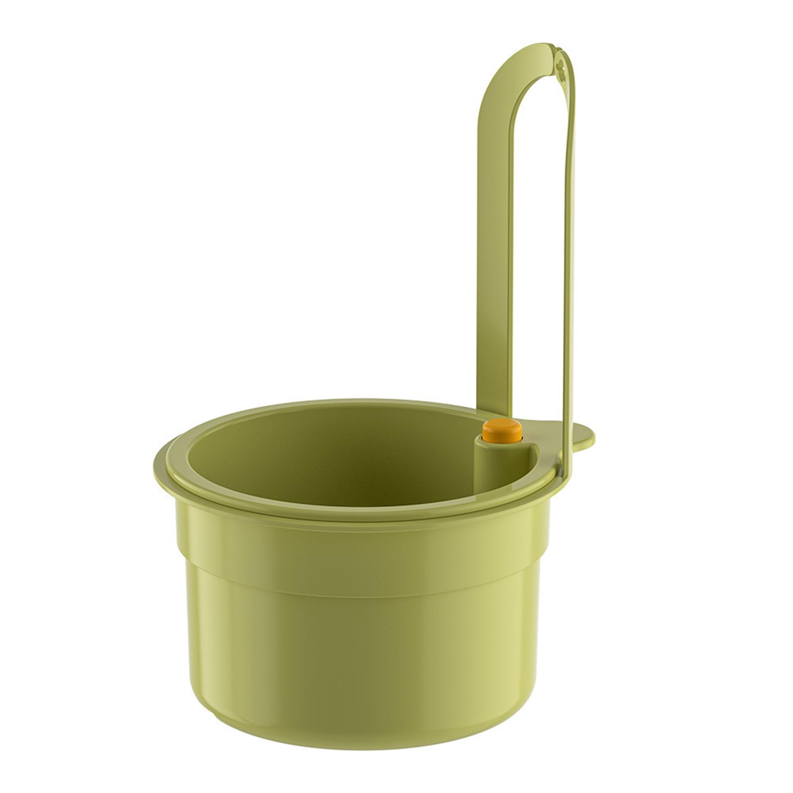 Automatic Dumping Sink Strainer Basket Upgrade Press Dumping Sink Strainer Basket Faucet Hanging Kitchen Sink Drain Basket