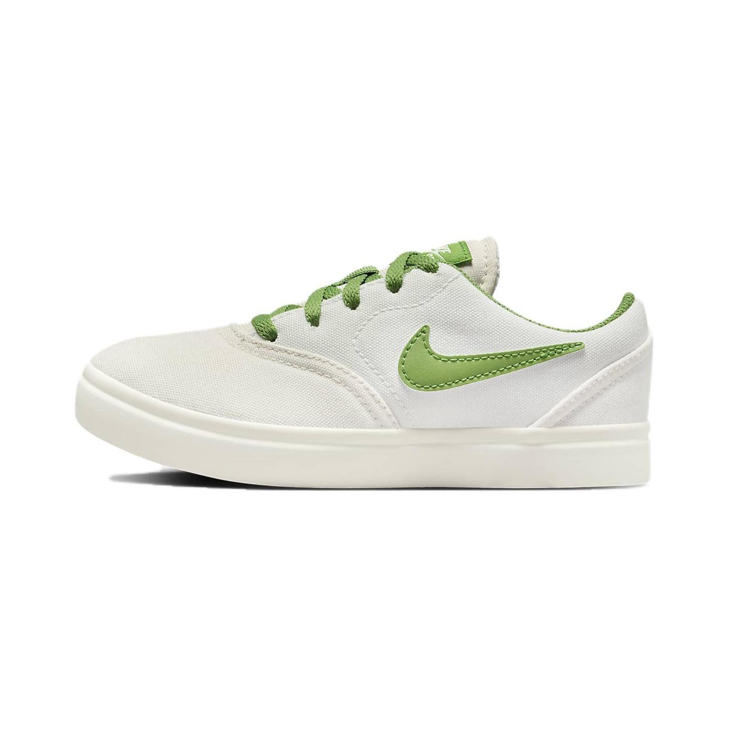 (PS) Nike SB Check Canvas Beige Chlorophyll Kids 905371-018 EU 28