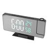 Digital Alarm Clock Large Display LED and Mirror Desk Clock 3 Brightness Levels Modern Electronic Clock for Bedroom