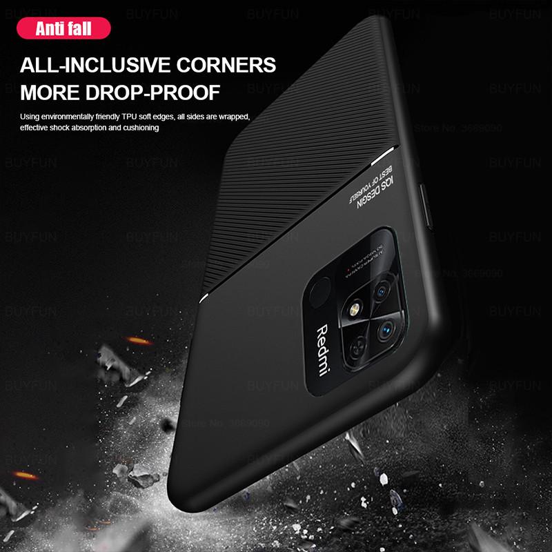 Luxury Pu Leather Magnetic Car Bracket Phone Case For Xiaomi Redmi 10c On Redmi10c Redmy 10 C Shell Anti -Knock Soft Frame Fundas