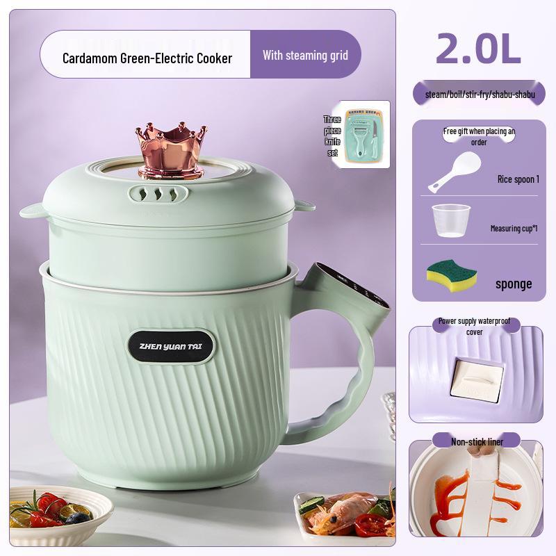 

Многофункциональная мини-электрическая рисоварка: Антипригарная кастрюля для общежитий