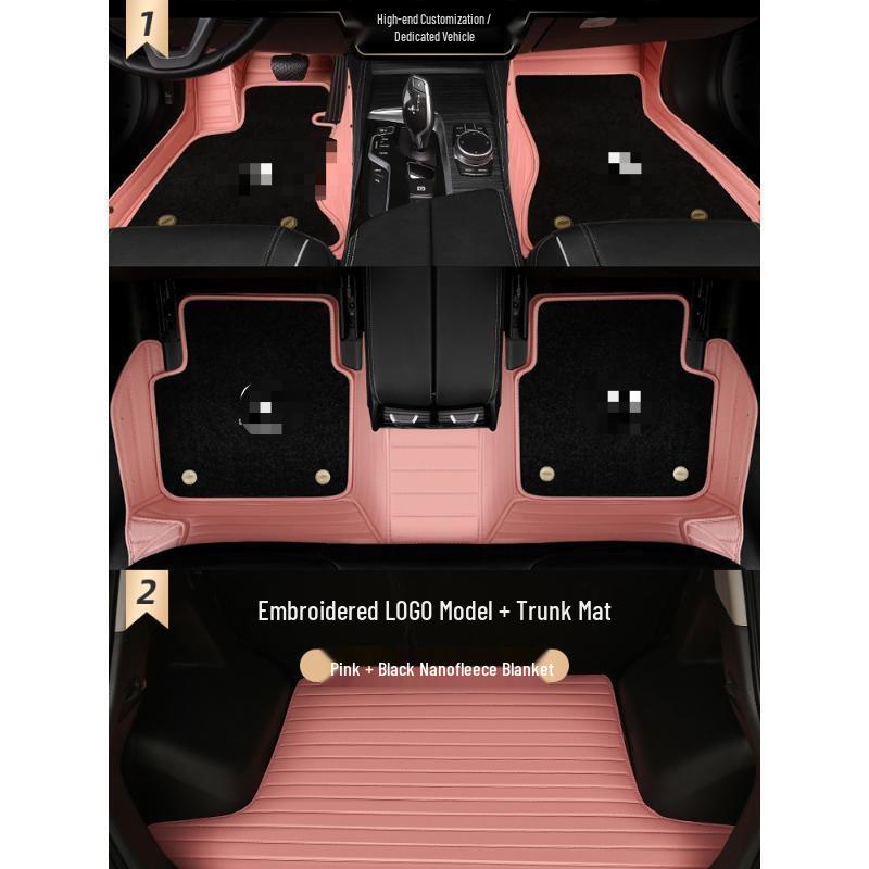 Volkswagen T-Cross Full Coverage Anti-Slip Car Mats, Easy Clean, Wear-Resistant Carpet Style