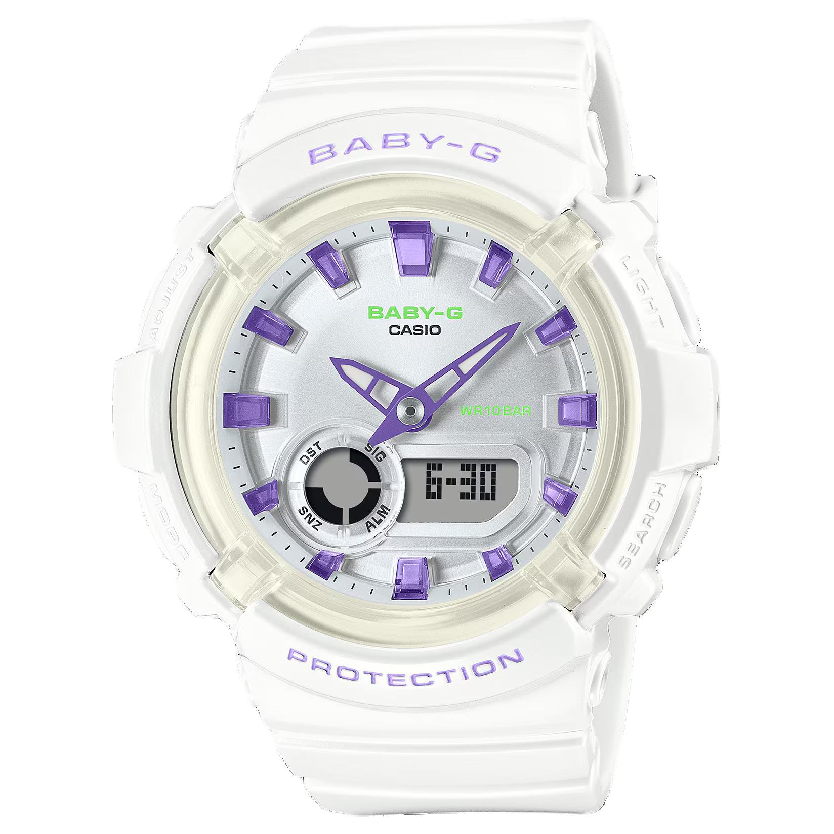 CASIO Unisex BABY-G Silver Watch BGA-280DN-7A BGA-280DN-7A Silver Dial