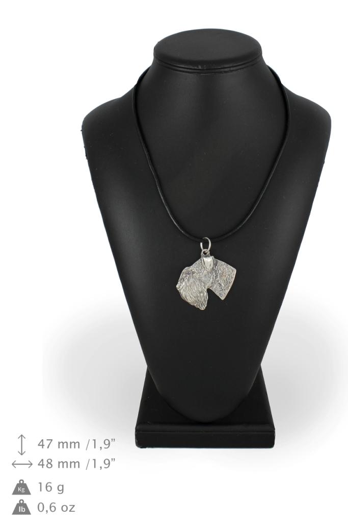 Schnauzer III – Dog Necklace In Gift Box, Silver-plated Locket for Dog Fan | Art-Dog