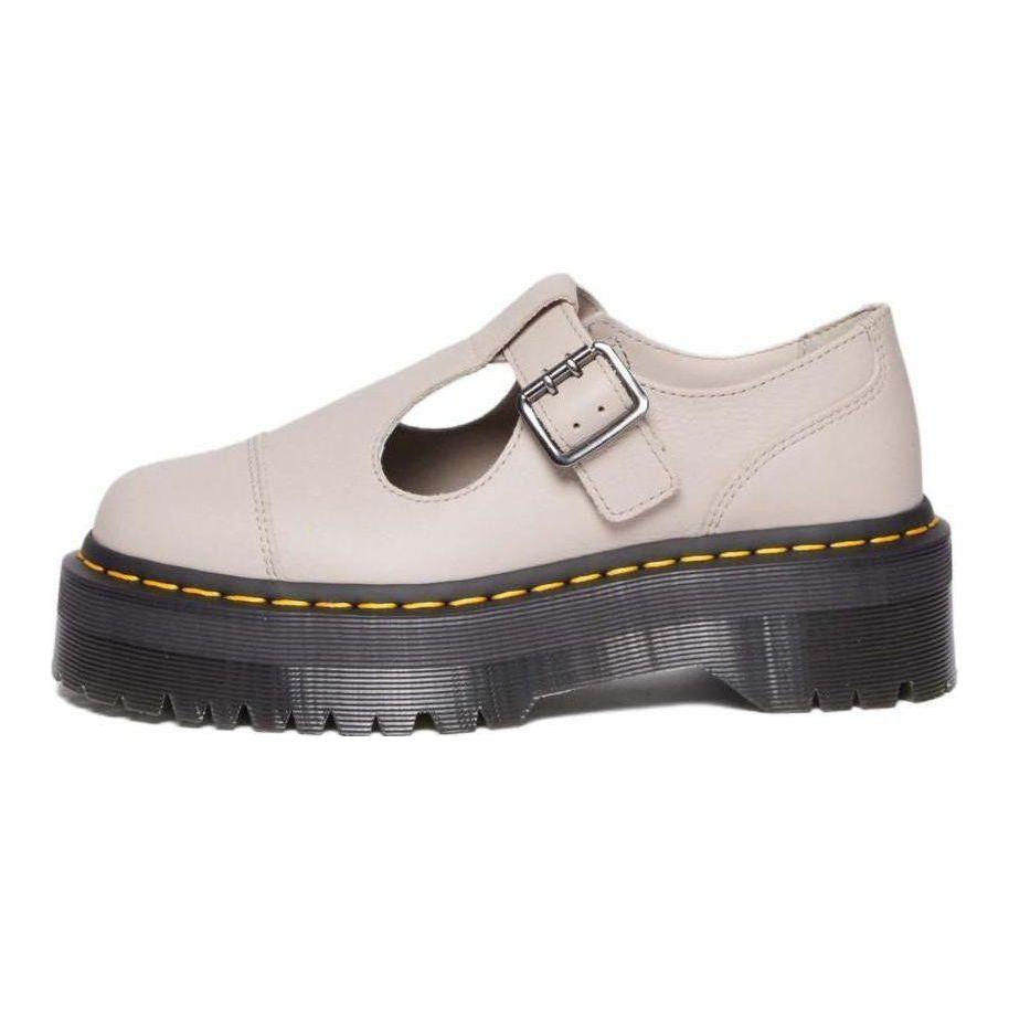 Dr. Martens Kožená Módní Všestranná Ležérní Obuv Dámská Obuv Šedá Hnědá 31294348