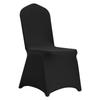 50PCS Black Stretch Spandex Folding Chair Covers, Universal Fitted Chair Cover, Removable Washable Protective Slipcovers, for Wedding, Holiday,