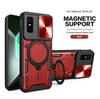 For Infinix GT 30 Pro Case Heavy Duty Shockproof Armor Magnetic Ring Holder Slide Lens Protection Cover for Infinix GT 30 Pro