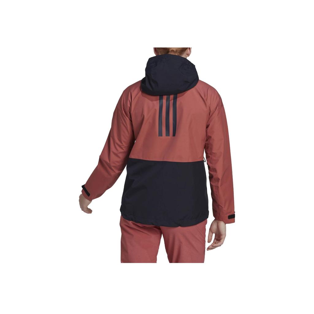 Adidas Letter Logo Print Outdoor Hiking Jacket Women Jacket Red HH9174