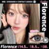 EYESHARE New FLORENCE Series Contact Lenses for Eyes Natural Korean Softlens 14.5mm Brown Eye Lens Gray Pupils Cosmetics