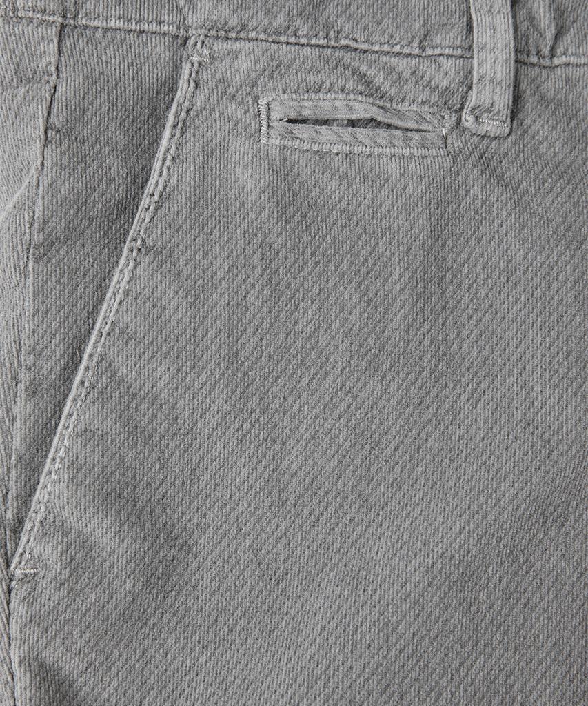 PANICALE Gray Slim Fit Cotton Twill Pants
