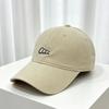 New Solid Color Curved Brim Hat, Letter Dome Baseball Cap, Casual Versatile Cap, Small Face Soft Top Sun Hat