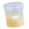 Sealed Canister Multifunctional Transparent Plastic Milk Powder Grains Cereal Storage Jar with Lid for Kitchen