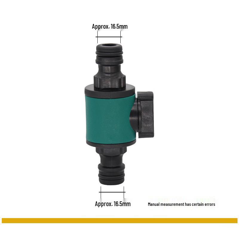 Dual-Switch Hose Repair & Extension Connector with Bidirectional Valve