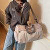 Women Gym Tote Duffle Bag with Wet Pocket And Shoe Compartment Nylon Weekender Bag Overnight Tote for Travel Fitness Dance