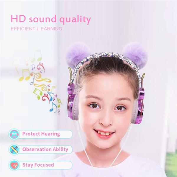 Buy Gamer Headset Cute Wired Headphone With Microphone Music Stereo