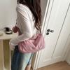 Simple Casual Commuter Messenger Dumpling Bag Corduroy Bag Foreign Style New Large Capacity Portable Shoulder Bag