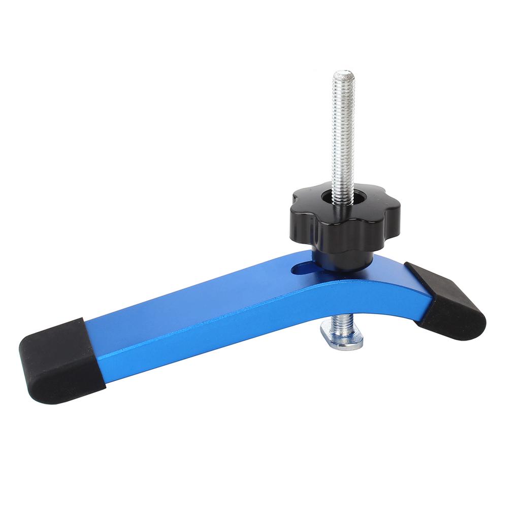 1Pc Quick Acting T-Track Hold Down Clamp with T Bolts and Silder Aluminum Alloy Woodworking Clamps for Routers Drill Presses CNC