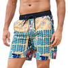GD summer new men's shorts fashion vacation pants men's four corners milk silk lining