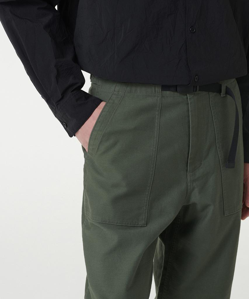 MUSINSA STANDARD Back Satin Wide Belted Fatigue Pants [Khaki]