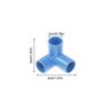 10Pcs Pvc Elbow 3 Way Pipe Fittings Pvc Garden Right Angle Tee Corner Joint Tent Feet Corner Center Connector