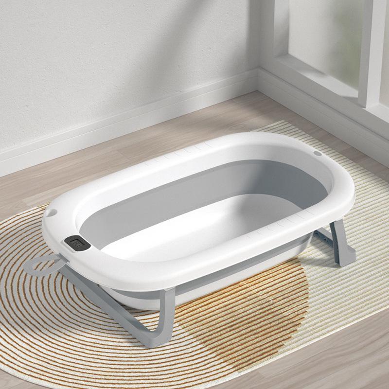 Adjustable Baby Bath Tub with Temperature Sensor