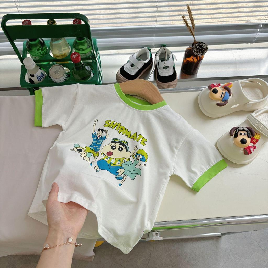 Zhili Summer Kids' Color Block Casual Wear: Comfortable, High-Quality, Printed Design for Children