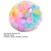 Regenbogen-Perlen-Stressball mit Glitzer Weiches TPR-Quetschspielzeug zur Angstlinderung Buntes Fidget-Spielzeug für Kinder und Erwachsene Lustiges Dekompressions-Gadget