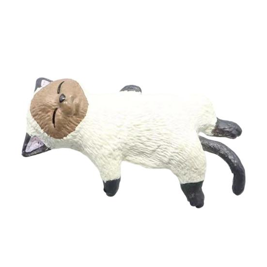 Car Ornament Lightweight Mini Cat Figurine Computer Monitor Office Desk Decoration Car Dashboard Accessories