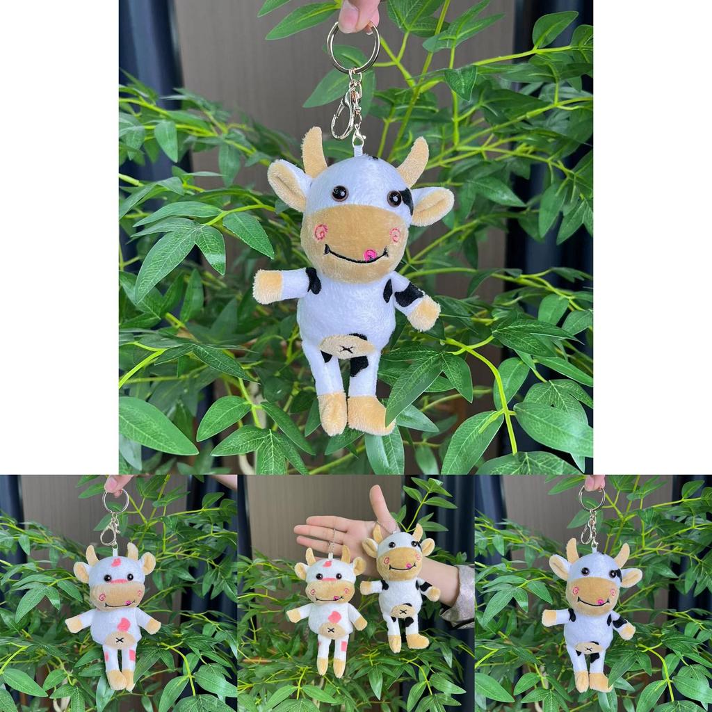 Adorable Plush Dog Keychain Pendant Cute Soft Toy For Backpacks And Bags