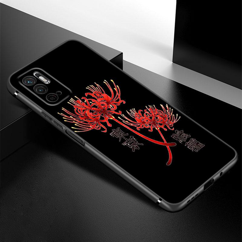 

Чехол для телефона с аниме «Токийский гуль» для Xiaomi Redmi Note 7 8 9 10 Lite 11 11E 11T 12 Pro 11S 4G 10T 5G 8T 9S 10S, мягкий черный чехол из ТПУ Redmi Note 10S