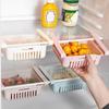 Fridge Drawer Organizer, Stretchable Fridge Shelf Holder Storage Box, Pull-Out Refrigerator Storage Box Holder Food Organizer, Container For Food