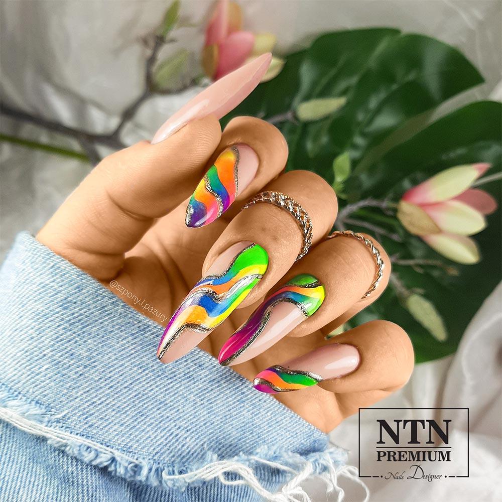 Pigment Neonowy Do Paznokci W Proszku Neon Uv Pigment Allepaznokcie Słoiczek 0,6 G Nr 07