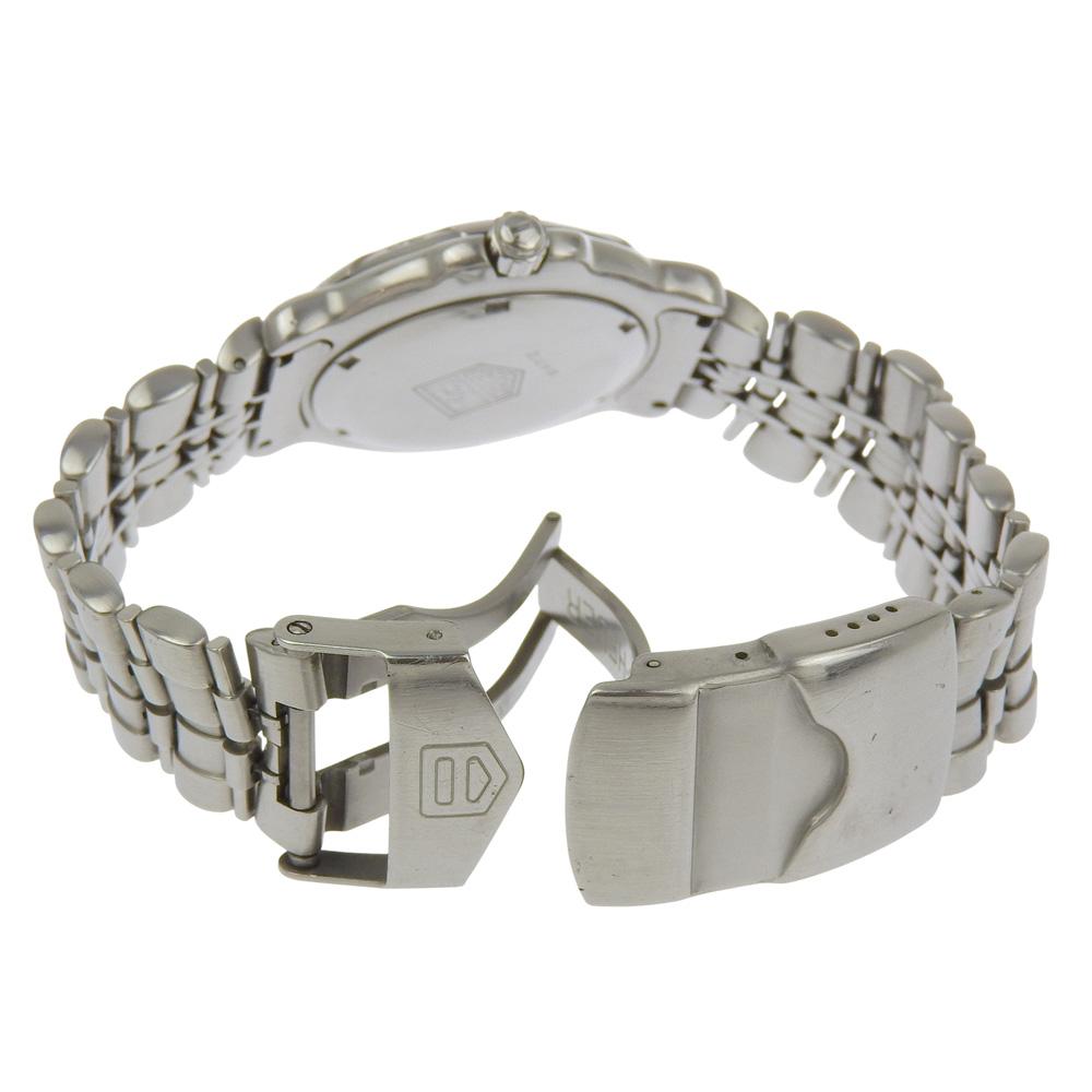 Tag Heuer Professionelle Uhren WH1112 6000er Serie Silbergrau Zifferblatt Edelstahl Quarz Analoge Anzeige Herren Gebraucht