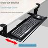 Keyboard Tray and Mouse Holder: No-Drill Slide-On Desk Drawer