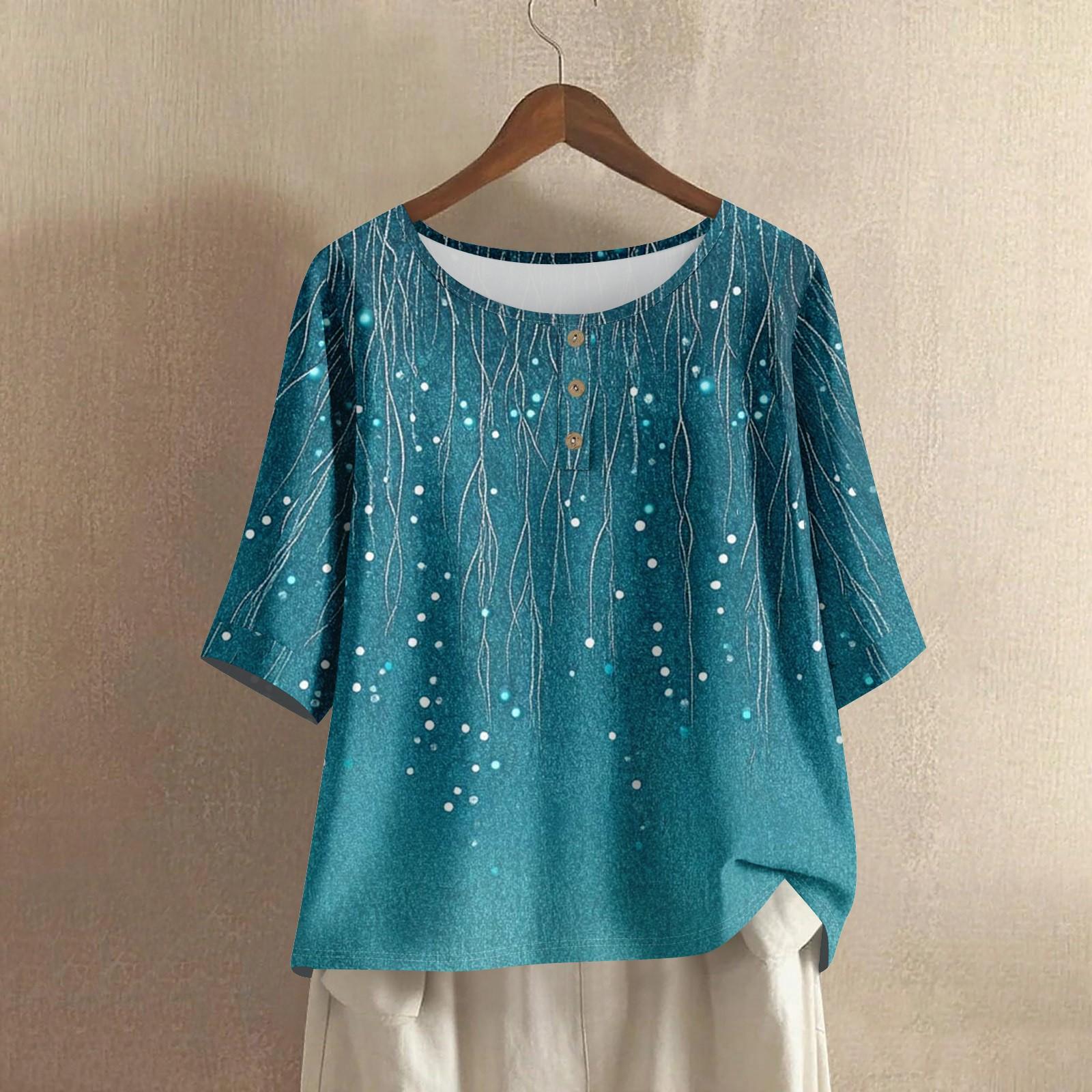 

Женская мода Повседневные Обычные Элегантные Топы Топы на пуговицах XXL