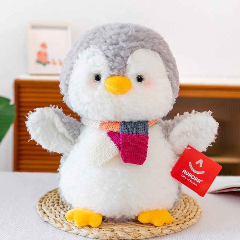 Couple Penguin Doll Aquarium Plush Toy Children's Soothing Doll Catching Machine Doll Girl Gift