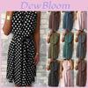 Trendy Plus Size Women's Sleeveless Polka Dot Midi Dress For Summer Celebrations