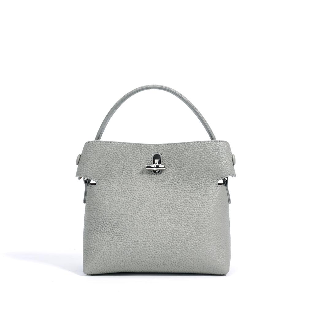 Bucket Bamboo Joint Bag High-end Handbag Versatile Commuter Fashion Crossbody Bag Women's Bag Exquisite