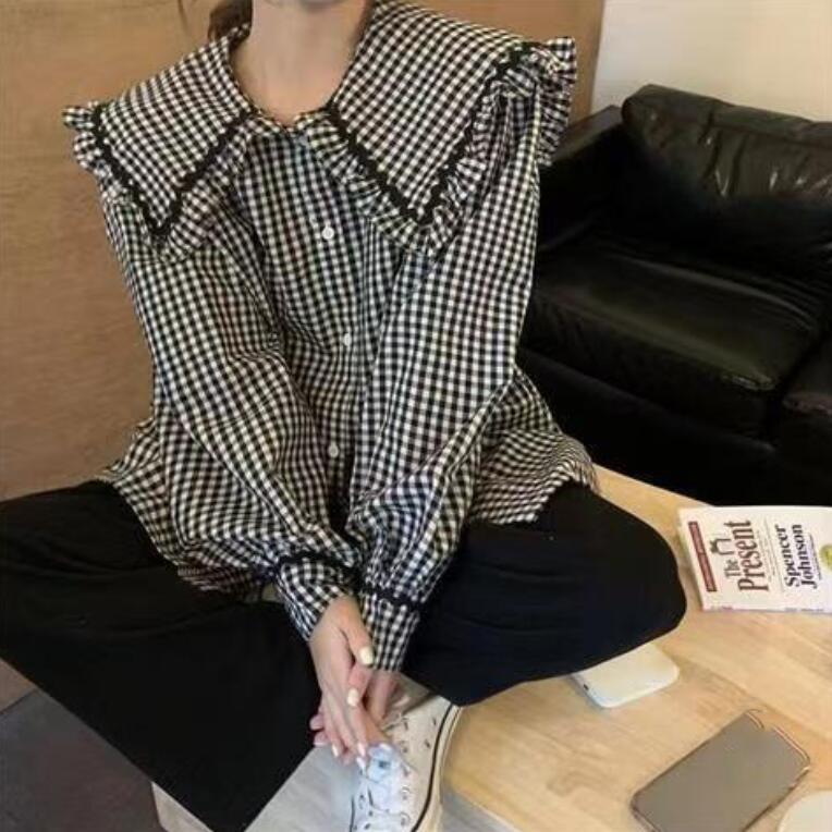 White Shirt Female Long-sleeved Spring New Loose Single-breasted Shirt Blouse