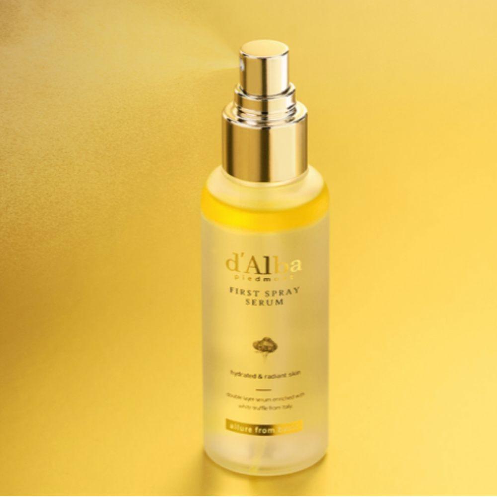 d'Alba White Truffle First Spray Serum 100ml Vegan Glow Hydrating Serum Mist