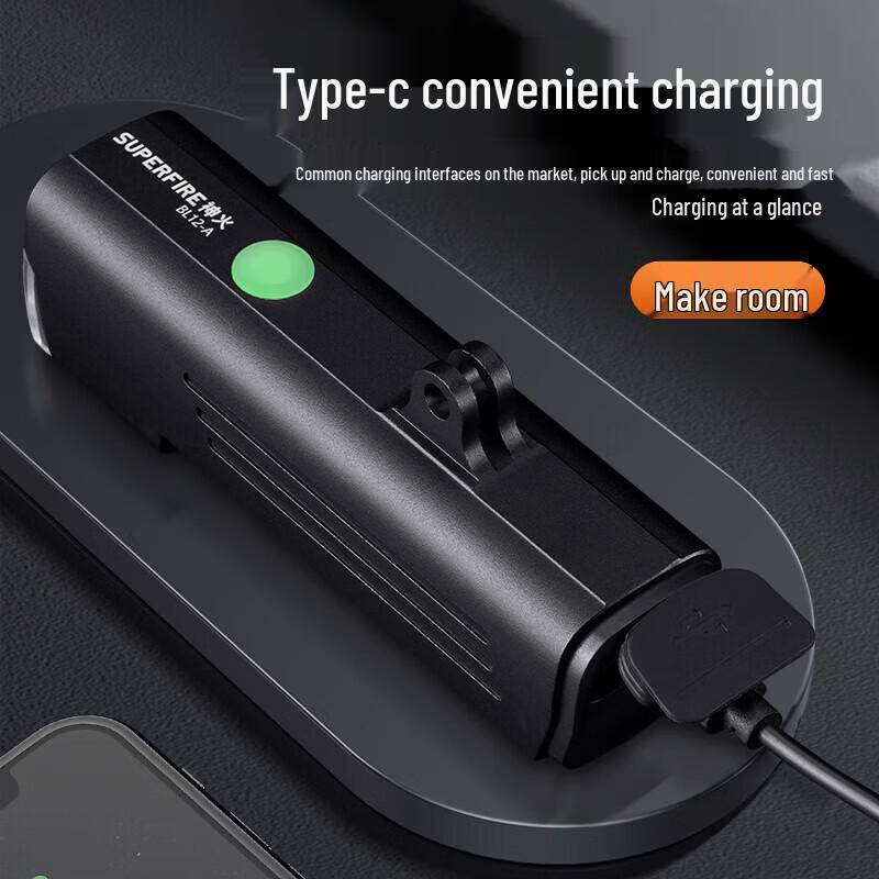 SupFire BL12-A Rechargeable Bicycle Front Light