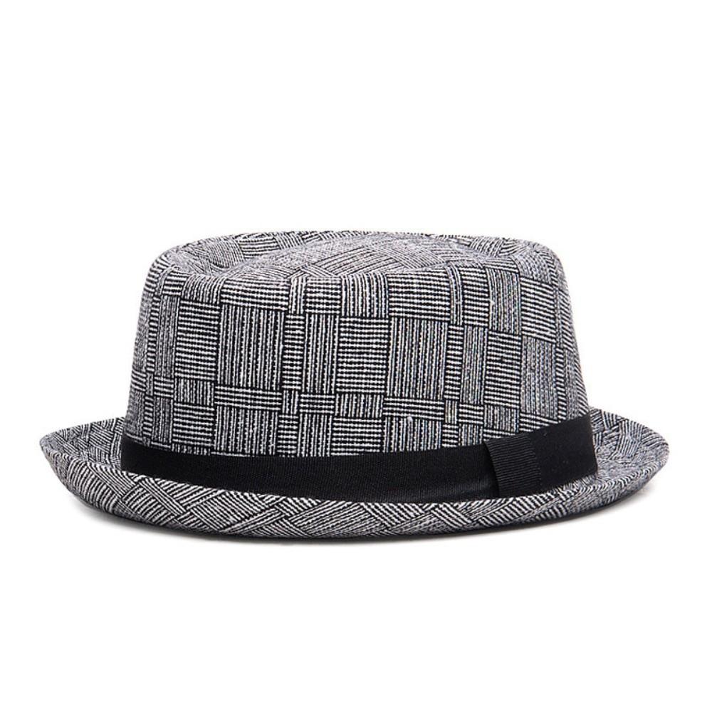 

Fashion Classic Plaid British Retro Hats Round-Top Design Small Top Design Round-Top Hats Jazz Hats Formal Occasions