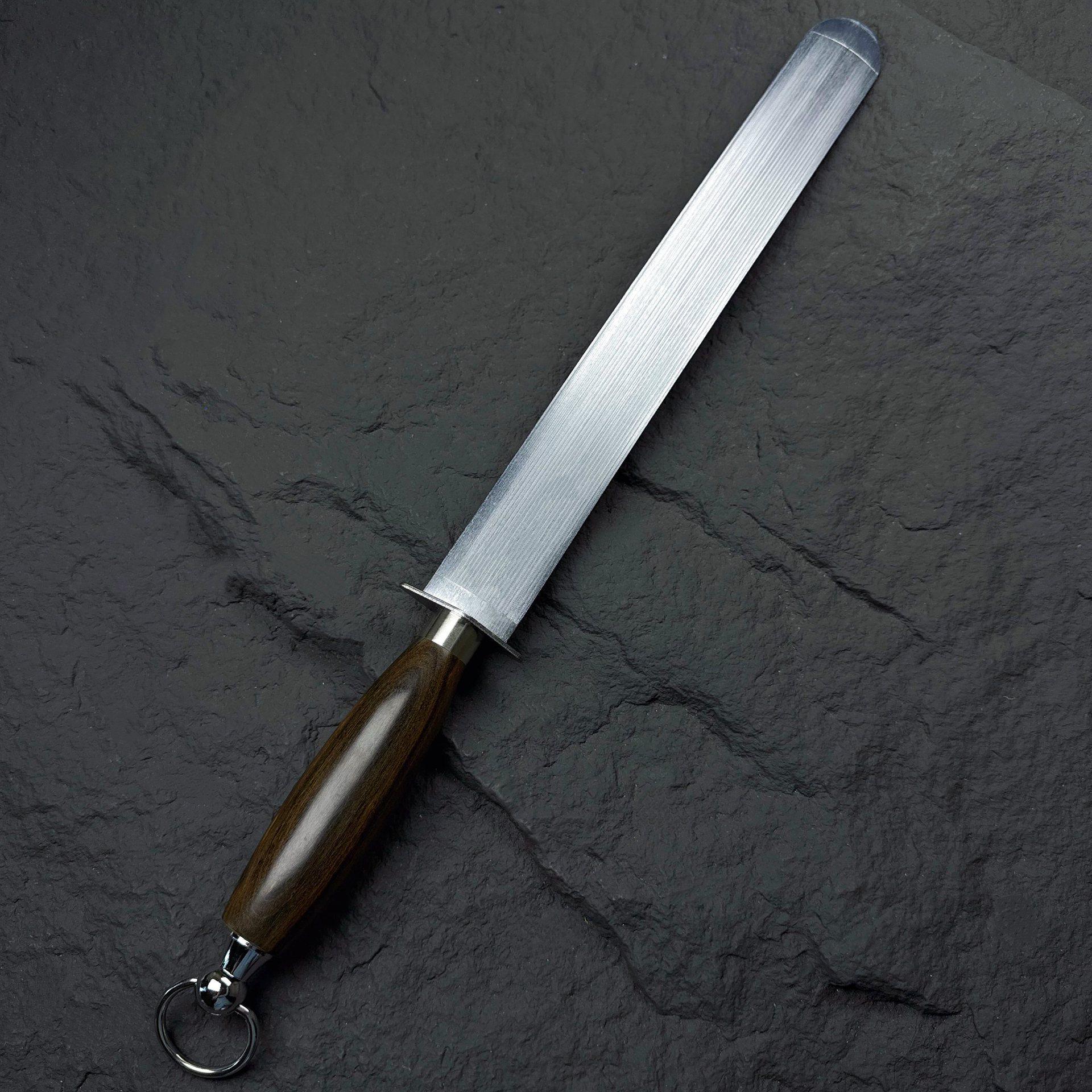 12-inch Premium Rosewood Sharpening Steel for Home & Commercial Use