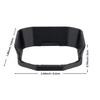 Black 3D-Printed Camera Display Shade with a Matte Retaining Frame and Raised Sections for Action Camera Bright Outdoor Framing, Action Filming,