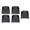 5 Sets Battery Dock Holder with Screws Battery Hanger Mounts for DCB200 DCB201 DCB203 DCB204 DCB206 Black