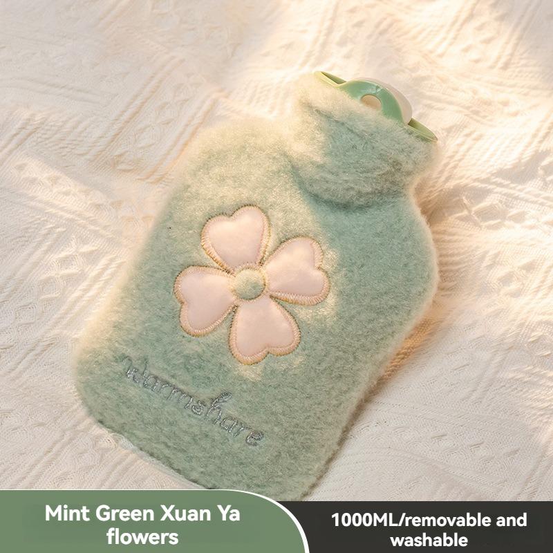 New 500/1000ml Cute Large Warmer Hot Water Bag for Period Pain Stuffed Menstrual Colic Heater Plush Hand Warmer Halloween Gifts