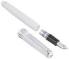 Sailor Professional Gear Slim Fountain Medium Fine Pen, Silver, White, Point, 11-1222-310