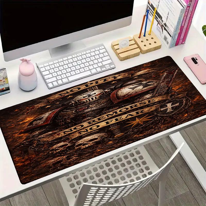 Warhammer 40k Theme Mouse Pad, Non Slip Rubber Base, Multifunctional Office & Home Decor, Perfect for Workspace Personalization.