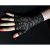 New Elastic Lace Half Finger Gloves Thin Short Finger Leakage Sun Protection Driving Non Slip UV Protection Scar Covering Tattoo
