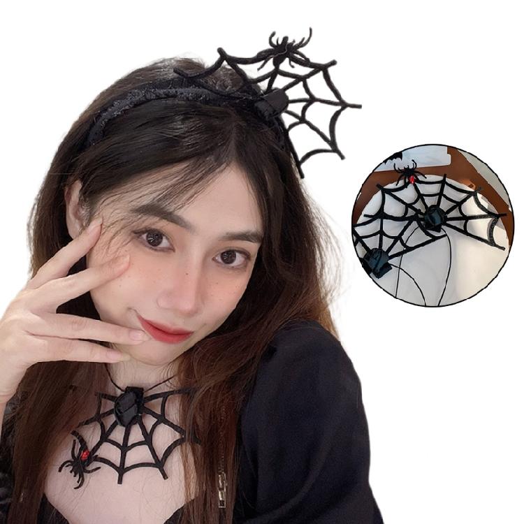 Spiders Charms Necklace Statement Choker Necklace Women Girls Party Accessories